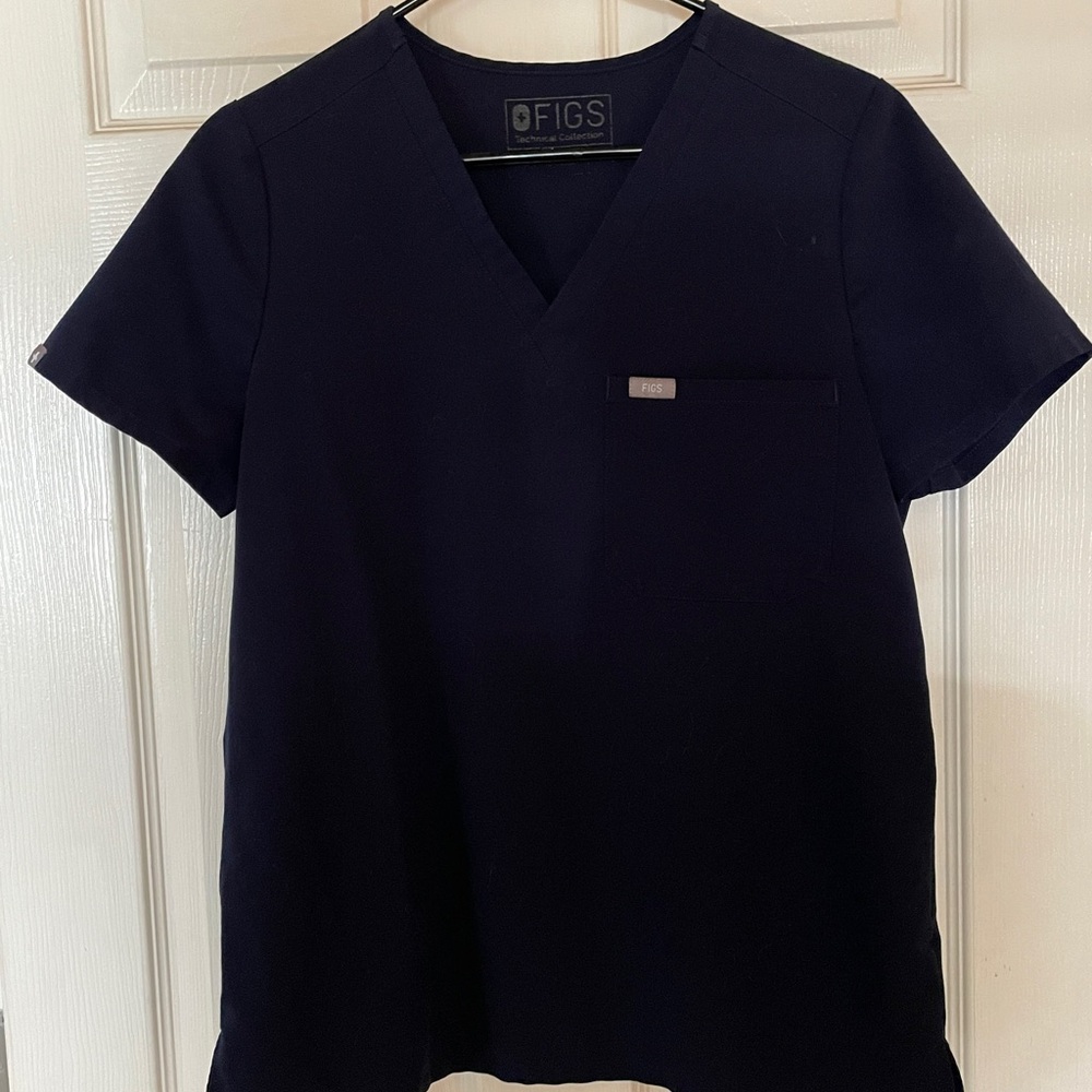Figs Navy Catarina Top size S